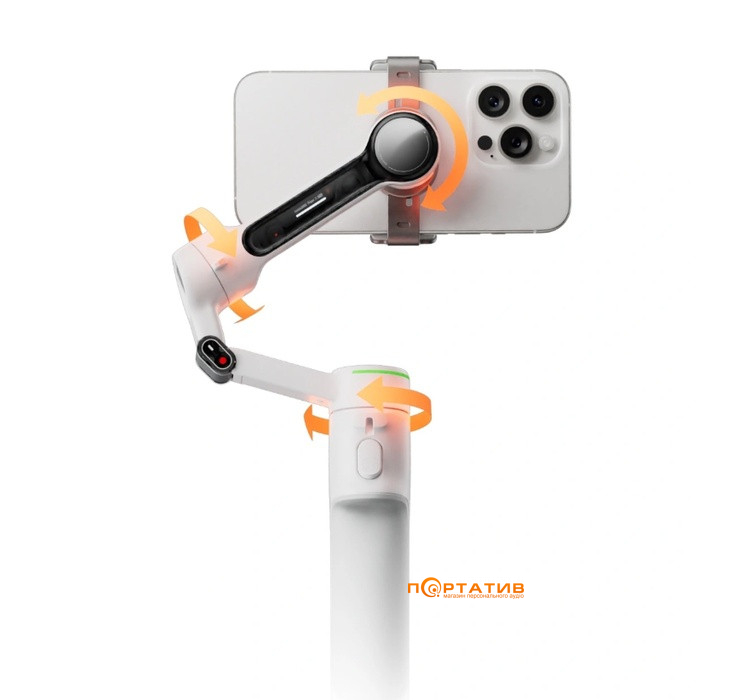 Монопод-стабілізатор Insta360 Flow 2 Pro Standard Bundle Stone Gray (CINSABQB203)