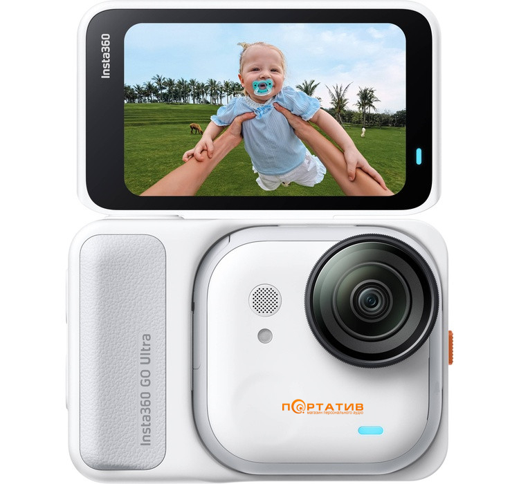 Экшн-камера Insta360 GO Ultra Standard Bundle Arctic White (CINSABEA101)