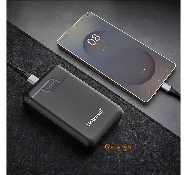 Зовнішній акумулятор Intenso B10000 10000mAh 12W Black (7320530)
