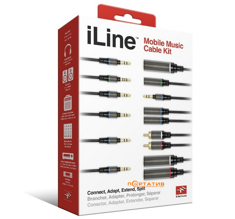 IK Multimedia iLine Cable KIT (IK-ILINE-KIT-IN)