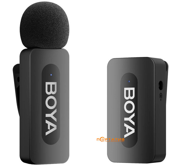 Микрофон BOYA BY-V35 TRS for camera Black