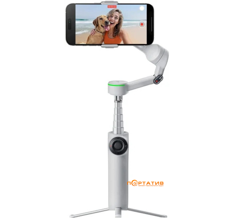 Монопод-стабілізатор Insta360 Flow 2 Pro Creator Bundle Stone Gray (CINSABQB208)