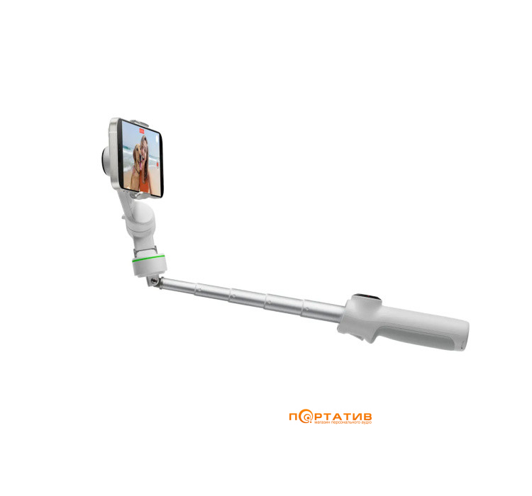 Монопод-стабилизатор Insta360 Flow 2 Pro AI Tracker Bundle/ Summit White (CINSABQB225)