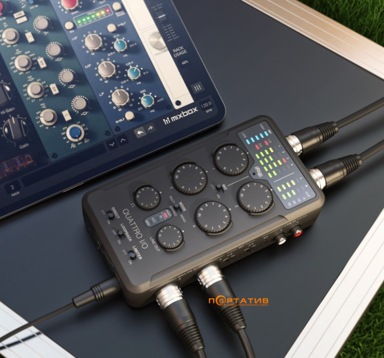 Аудиоинтерфейс IK Multimedia iRig Pro Quattro I/O Deluxe
