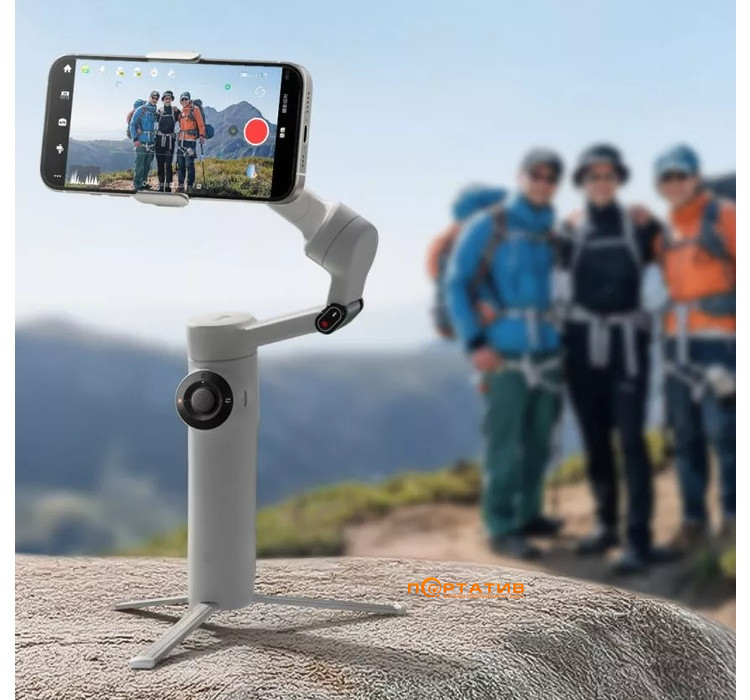 Монопод-стабілізатор Insta360 Flow 2 Pro Creator Bundle Stone Gray (CINSABQB208)