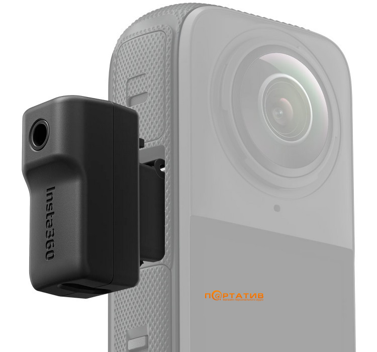 Адаптер до мікрофону Insta360 X4 Mic Adapter (CINSBBMC)
