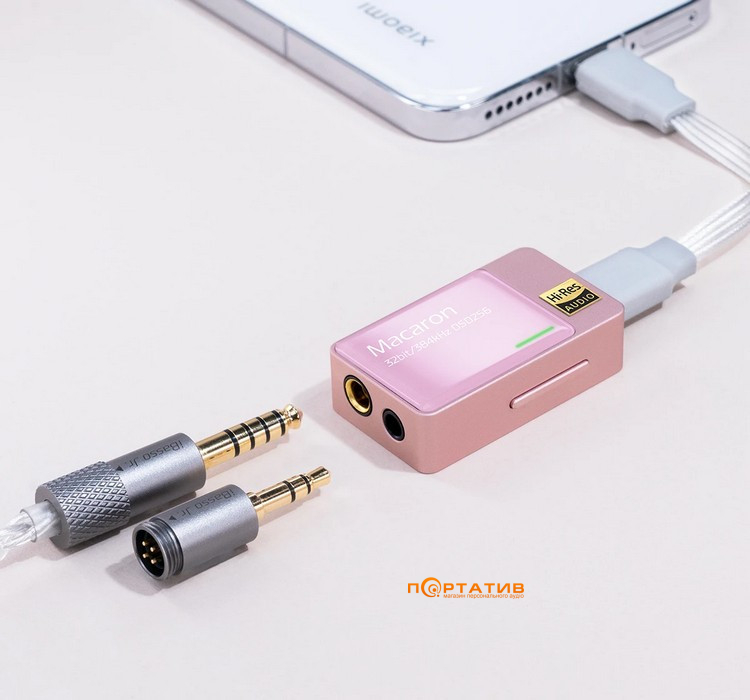 ЦАП с усилителем для наушников iBasso Jr Macaron Pink