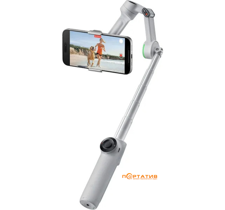 Монопод-стабілізатор Insta360 Flow 2 Pro Creator Bundle Stone Gray (CINSABQB208)