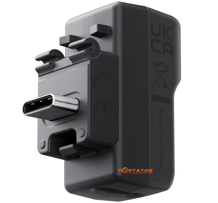Адаптер до мікрофону Insta360 X4 Mic Adapter (CINSBBMC)