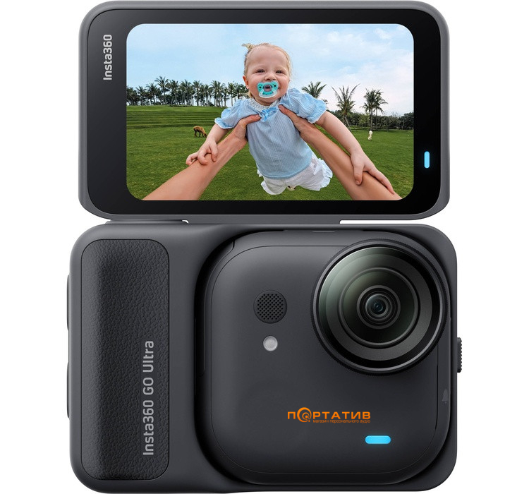 Экшн-камера Insta360 GO Ultra Standard Bundle Midnight Black (CINSABEA201)
