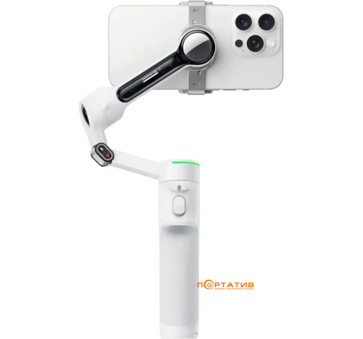 Монопод-стабілізатор Insta360 Flow 2 Pro Creator Bundle Summit White (CINSABQB205)