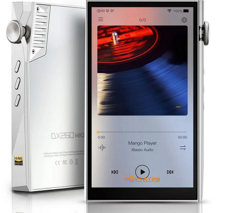 Hi-Fi аудиоплеер iBasso DX260 MK2 Silver White