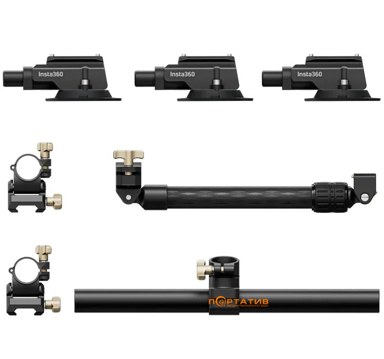 Кріплення Insta360 Triple Suction Cup Car Mount (CINSBAVA)