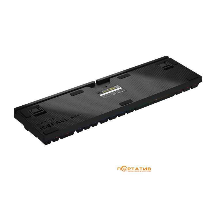 Игровая клавиатура HATOR Icefall Mecha Wireless Rainbow Black (HTK204UA)