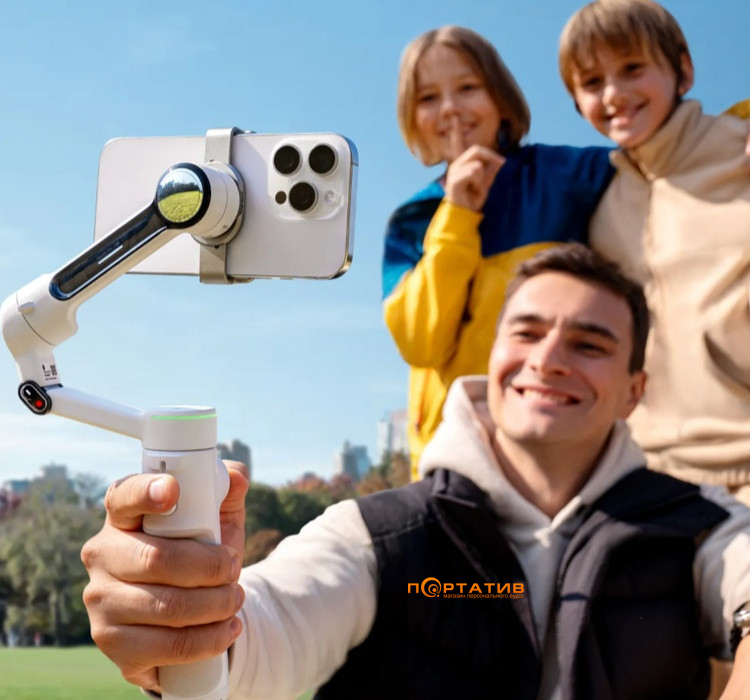 Монопод-стабілізатор Insta360 Flow 2 Pro Standard Bundle Summit White (CINSABQB201)