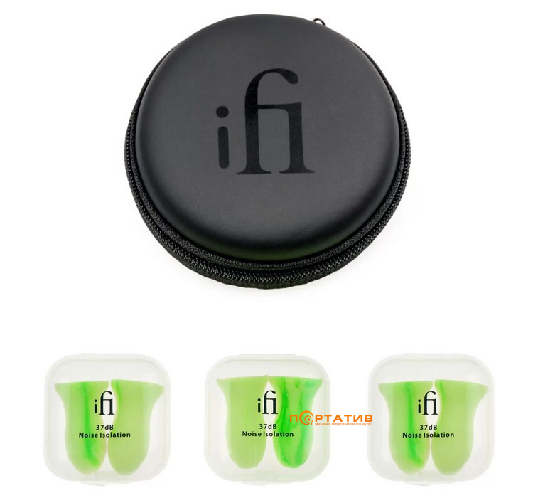 Амбушюри iFi iPouch with Earplugs (3 pairs)