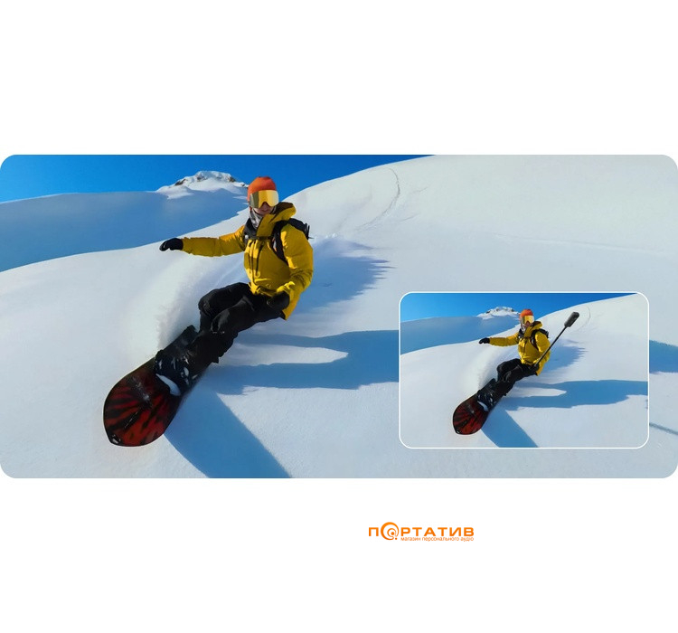 Монопод Insta360 85cm Invisible Selfie Stick (with Selfie Stick Sleeve) (CINSCAVG)