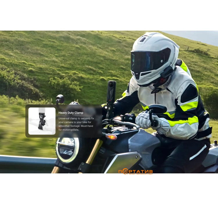 Екшн-камера Insta360 X5 Motorcycle Bundle (CINSAAHAX502)