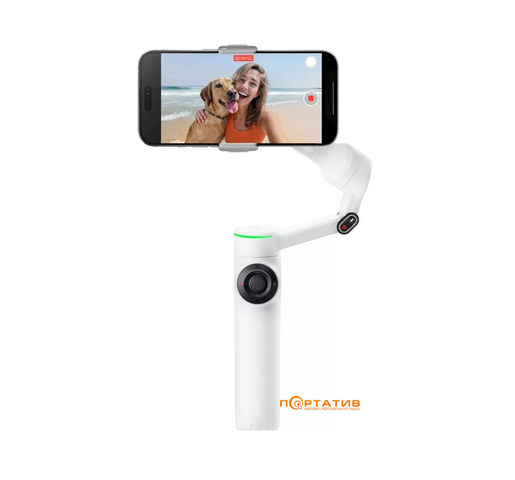 Монопод-стабілізатор Insta360 Flow 2 Pro Standard Bundle Summit White (CINSABQB201)