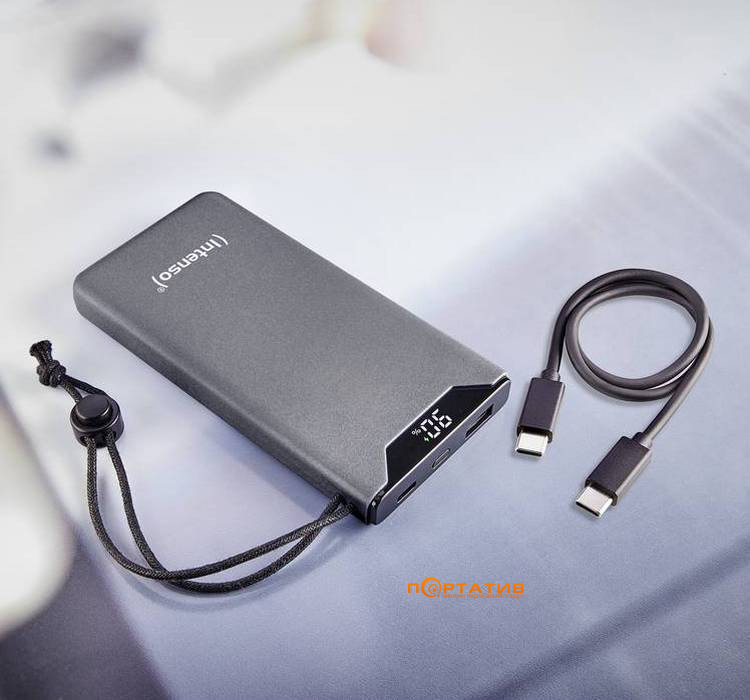 Внешний аккумулятор Intenso F10000 10000mAh PD 20W Grey (7332034)