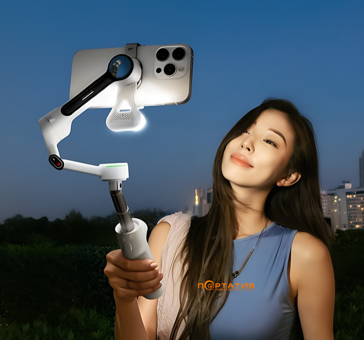 Монопод-стабілізатор Insta360 Flow 2 Pro Standard Bundle Summit White (CINSABQB201)