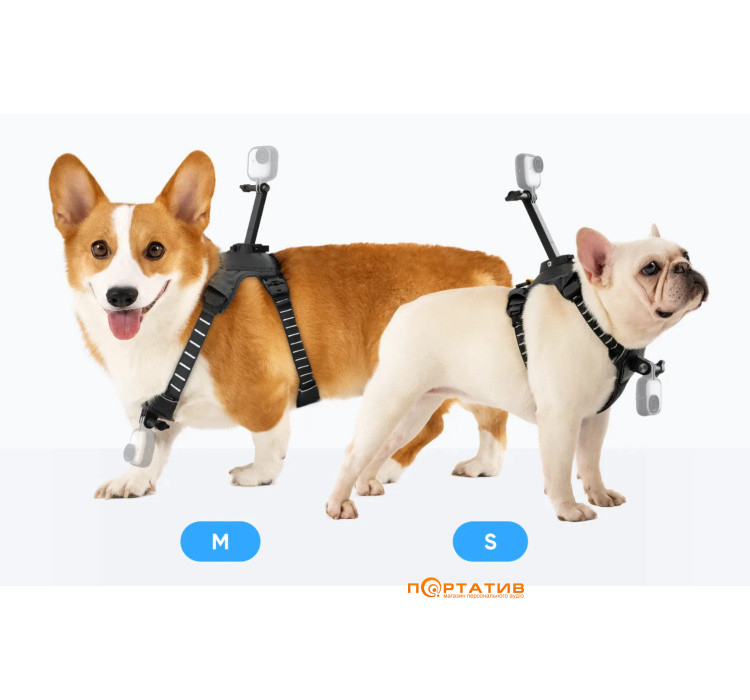 Крепление для животных Insta360 Pet Harness Mount Size M (CINSBAVW)