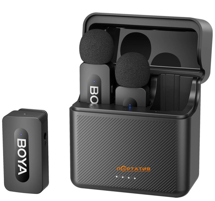Микрофон BOYA BY-V35 TRS for camera Black