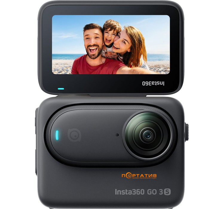 Экшн-камера Insta360 GO 3S Standard Edition Midnight Black 128GB (CINSAATAGO3S13)