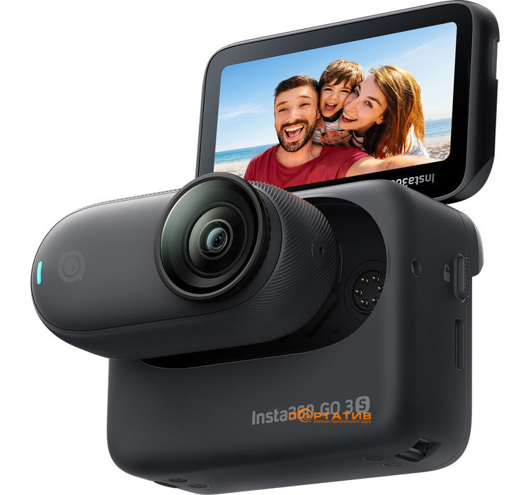 Екшн-камера Insta360 GO 3S Standard Edition Midnight Black 64GB (CINSAATAGO3S14)
