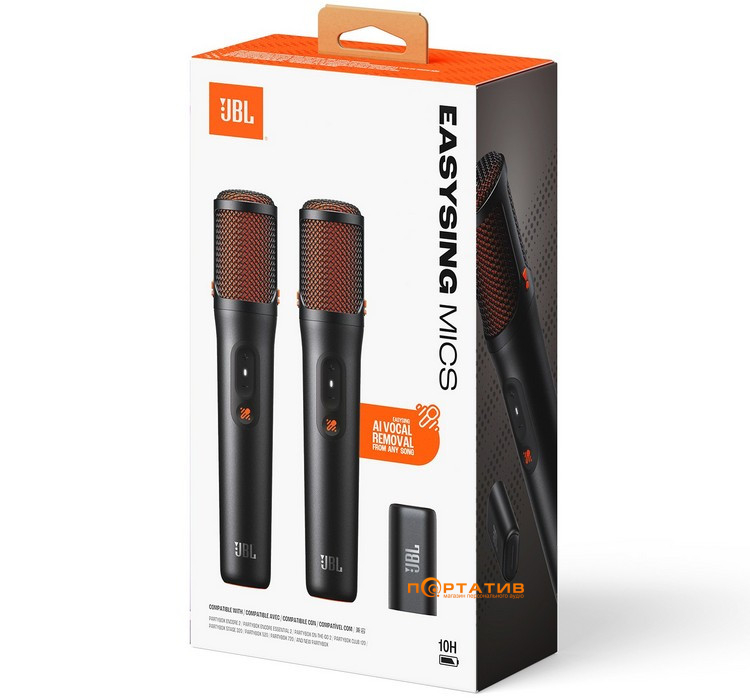 Мікрофони JBL EasySing Mics (JBLEASYSINGMICS)