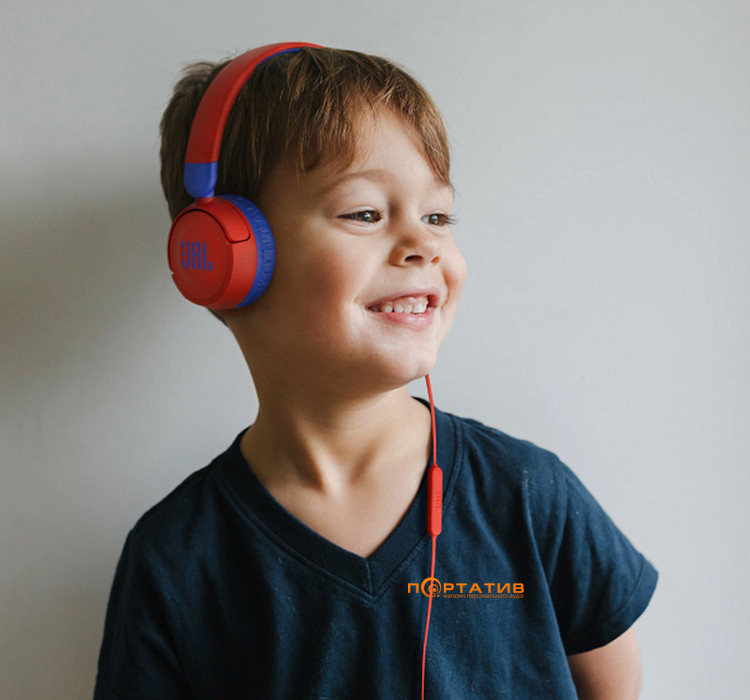 Детские наушники JBL JR310 Red (JBLJR310RED)