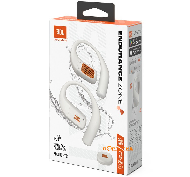 Наушники JBL Endurance Zone White (JBLENDUZONEWHT)
