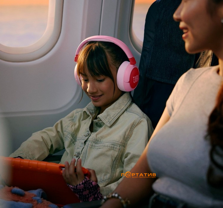 Детские наушники JBL JR470NC Pink (JBLJR470NCPIK)