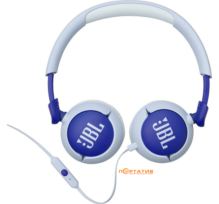 Детские наушники JBL JR320 Blue (JBLJR320BLU)