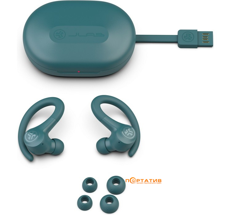Наушники Jlab GO Air Sport Teal (IEUEBGAIRSPRTRTEL124)