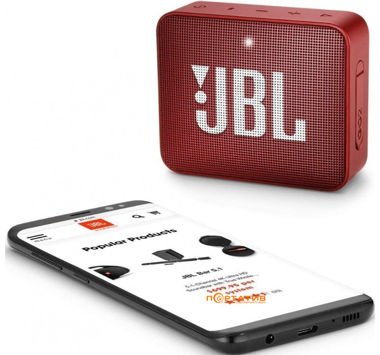 JBL GO 2 Ruby Red