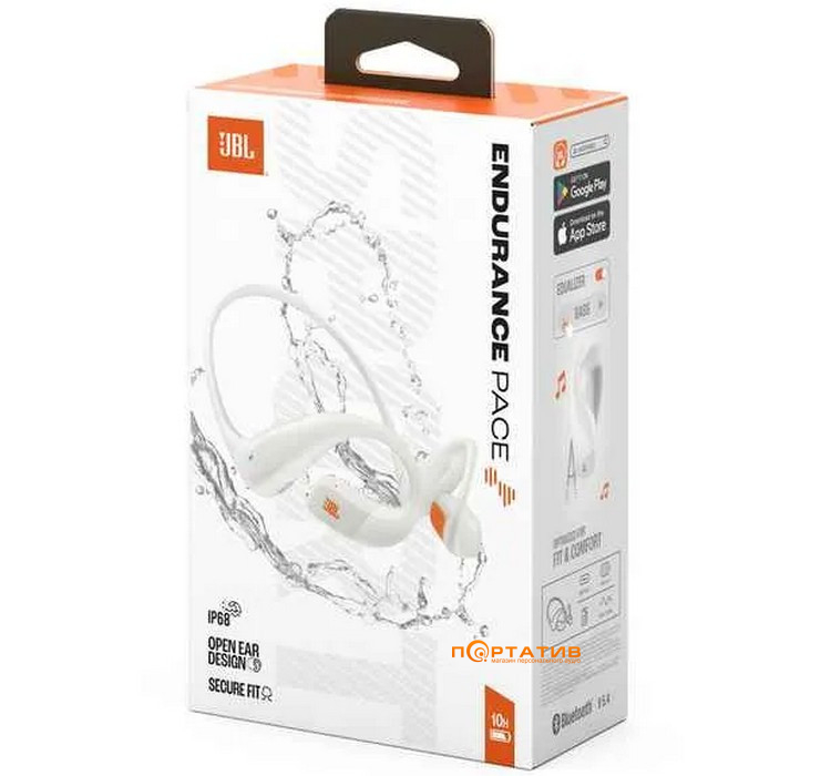 Наушники JBL Endurance Pace White (JBLENDUPACEWHT)