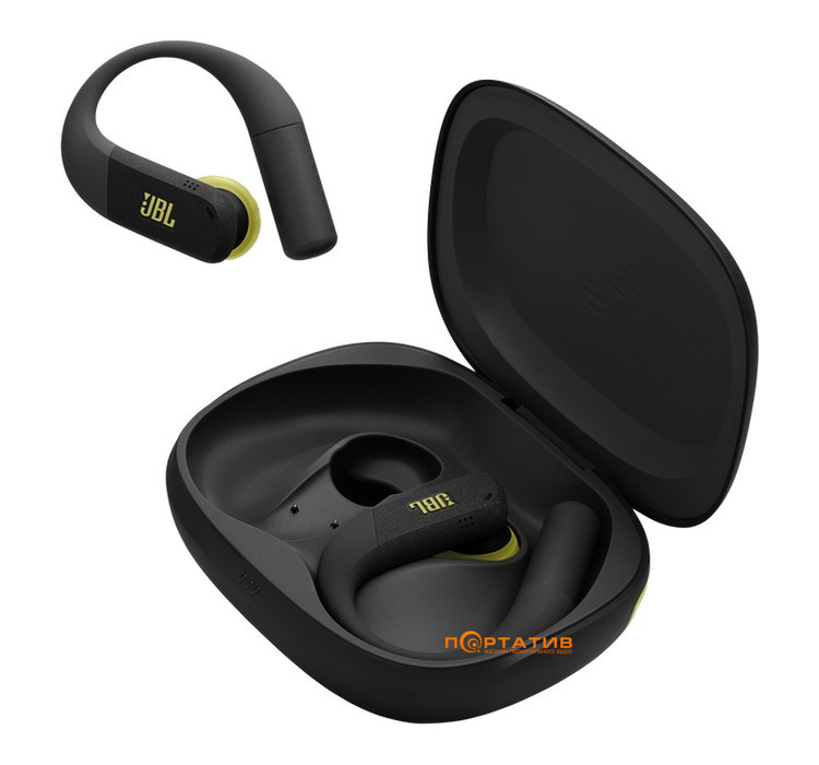 Навушники JBL Endurance Peak 4 Black/Lime (JBLENDUPEAK4BLKL)