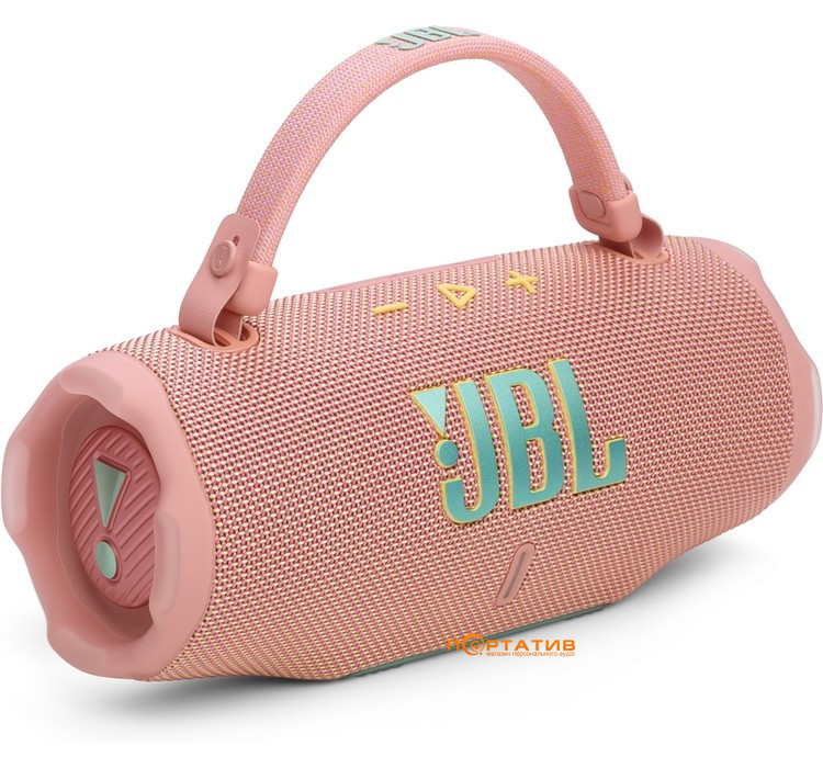Акустика JBL Charge 6 Pink (JBLCHARGE6PINK)