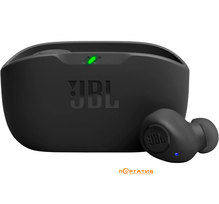 Наушники JBL Wave Buds TWS Black (JBLWBUDSBLK)