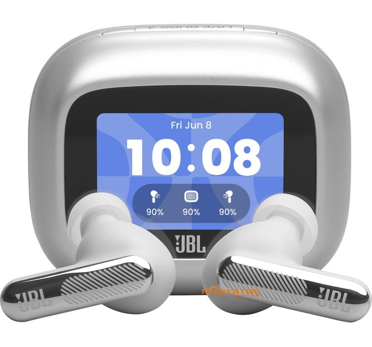 Наушники JBL Live Beam 4 Silver (JBLLIVEBEAM4SIL)