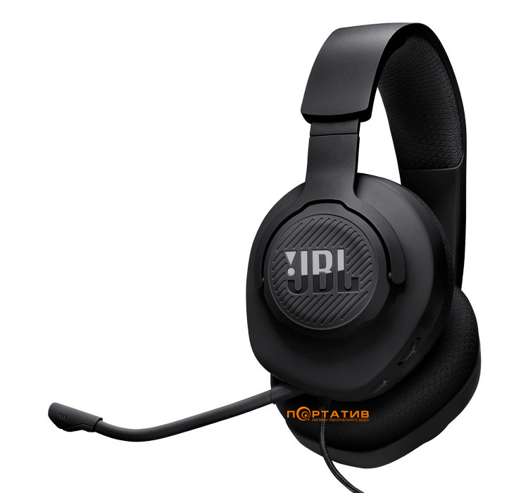 Ігрова гарнітура JBL Quantum 100M2 Black (JBLQTUM100M2BLK)