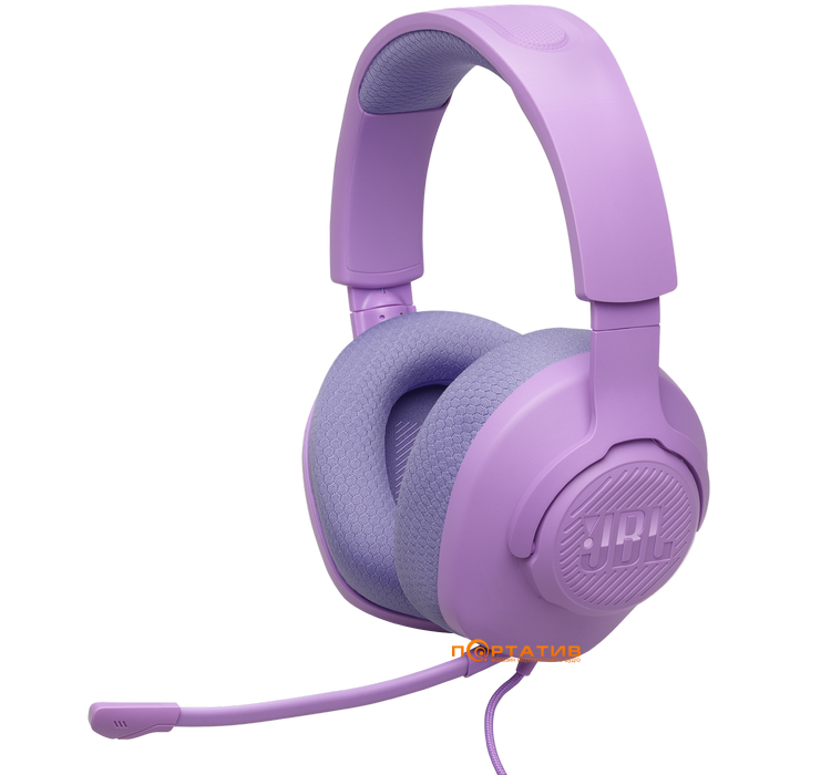 Ігрова гарнітура JBL Quantum 100M2 Purple (JBLQTUM100M2PUR)