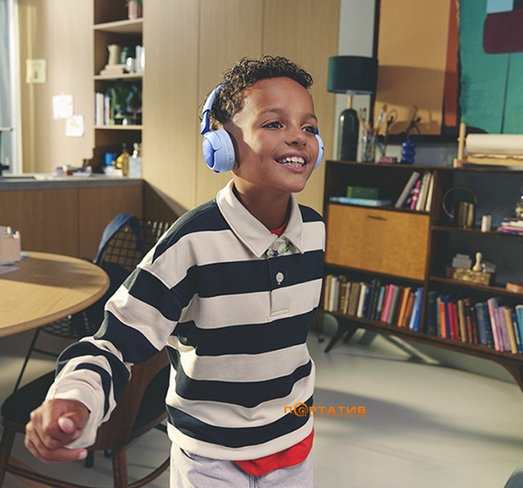 Детские наушники JBL JR320BT Blue (JBLJR320BTBLU)
