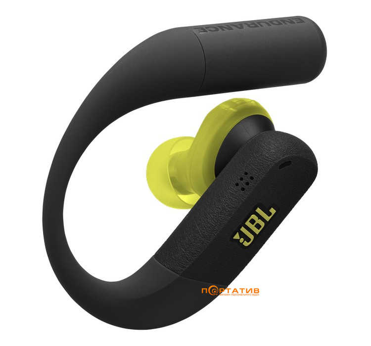 Навушники JBL Endurance Peak 4 Black/Lime (JBLENDUPEAK4BLKL)