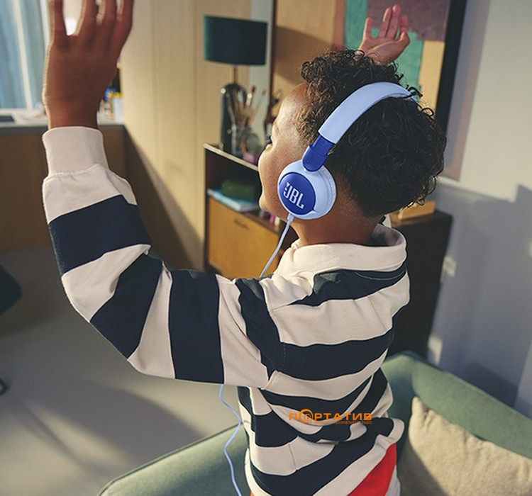 Детские наушники JBL JR320 Blue (JBLJR320BLU)
