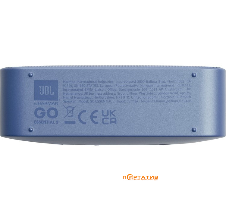 Акустика JBL GO Essential 2 Blue (JBLGOES2BLUEU)