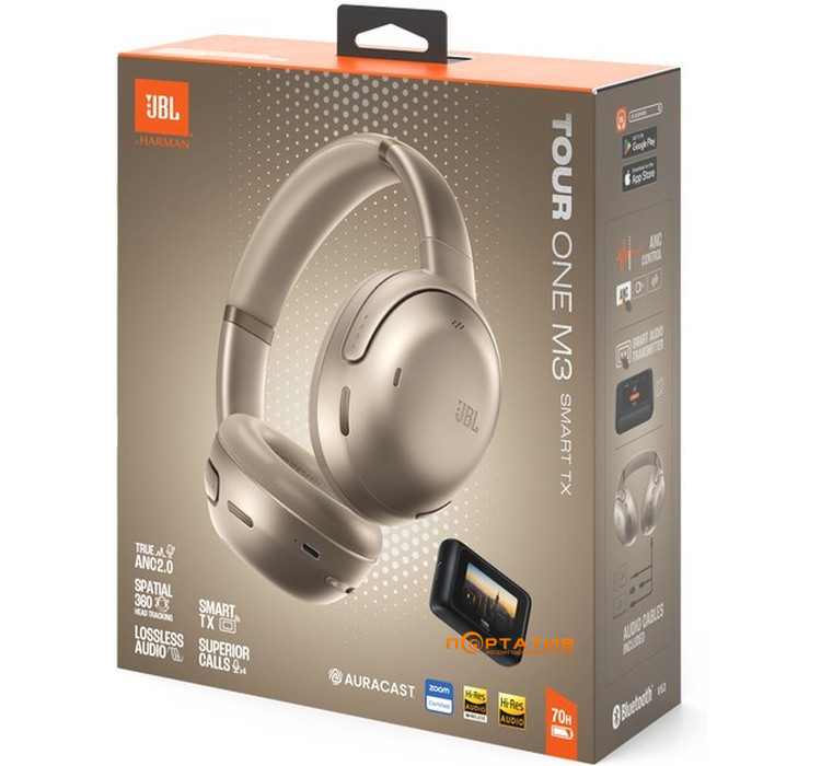 Наушники JBL Tour One M3 Smart Tx Latte (JBLTOM3AVILTT)