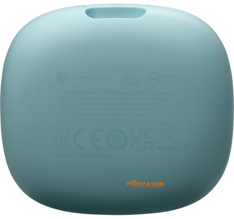 Наушники JBL Wave Flex 2 Blue (JBLWFLEX2BLU)