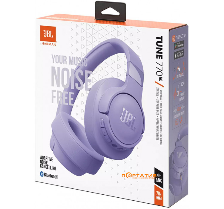 JBL T770 NC Purple